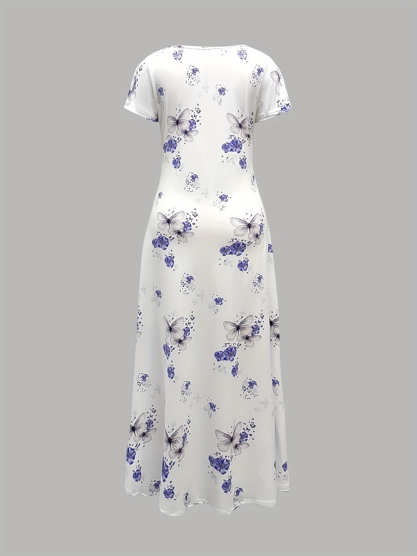 Women's Casual Vacation Floral Print Fresh Long Dress